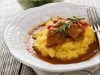 Polenta Mole com Molho de Carne