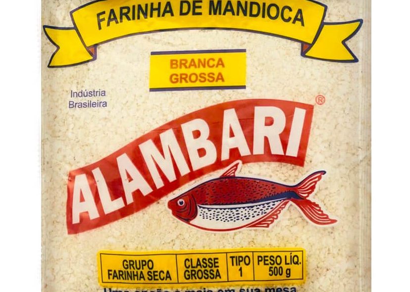 Farinha de Mandioca Branca Grossa 500g