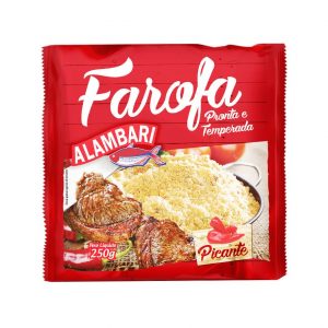 Farofa de Mandioca Temperada Picante 250g